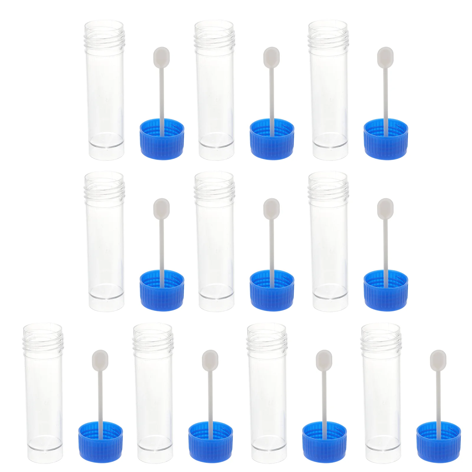 

10 PCS Practical Plastic Specimen Cup Stool Container 25-30ml without Label Laboratory Medical Use specimen container