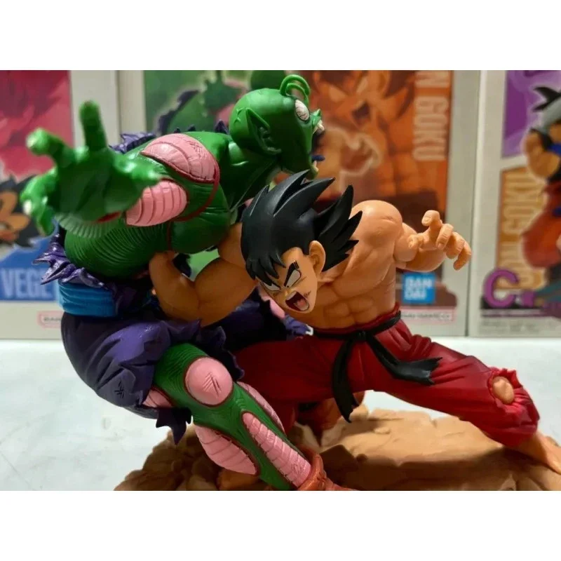 Dragon Ball Z Anime Figure Gk Son Goku Vs Piccolo Figures Figurine Pvc Statue Dragon History Revible Moment Ornament Toys Gift