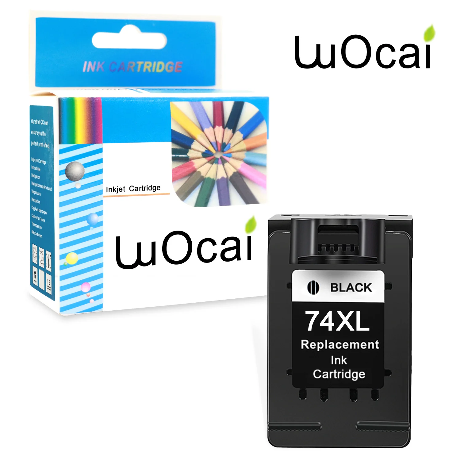 LuoCai 74XL 75XL Ink Cartridges Compatible For HP C4280 C4345 C4380 C4385 C5280 C4480 C4580 C5240 C5250 D4260 D4263 D4280 D4360