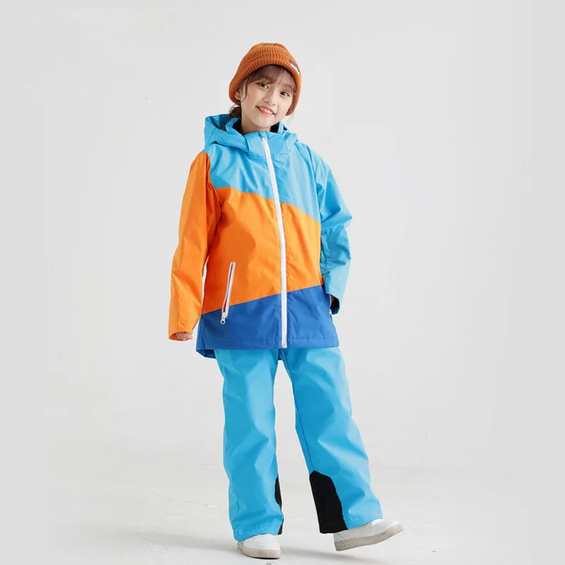 Winter Outdoor Waterproof And Warm Thickened Children's Skiing Suits