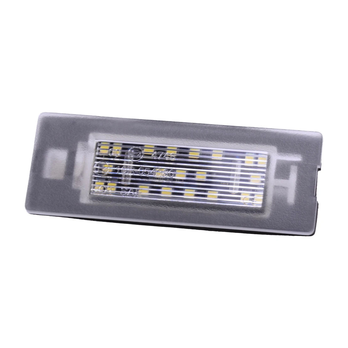 2Pcs LED License Number Plate Lights Lamps Fit for Fiat Panda Mk3 Type 169 Mk4 Type 312/319 12V