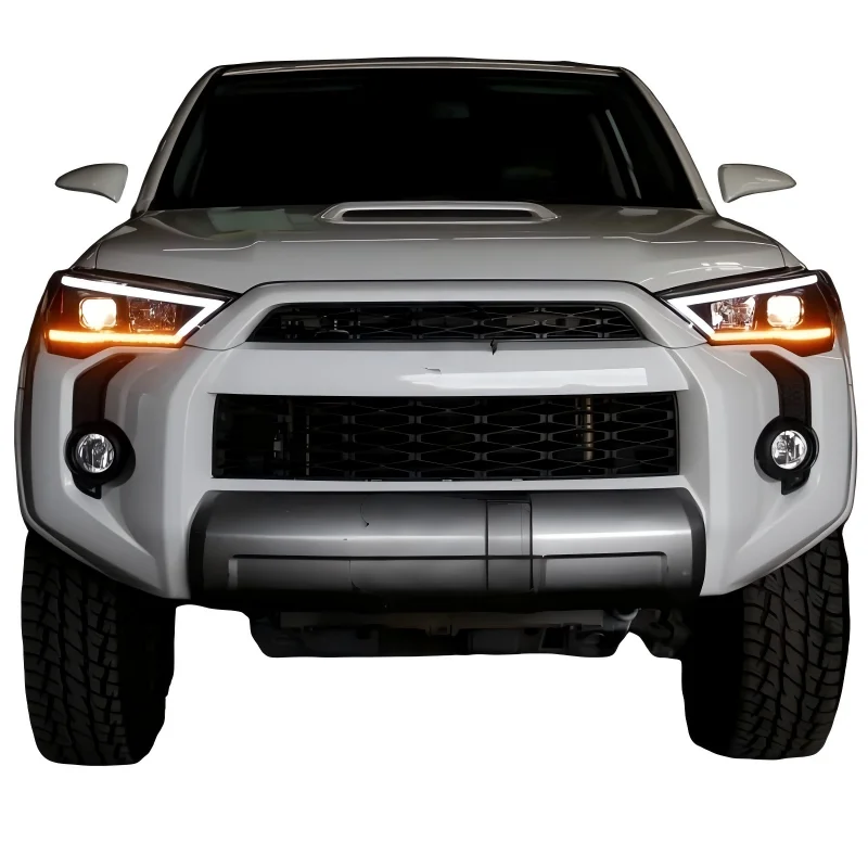 Newest Car Lights PaCYH Car Front Headlamp for 4 Runner Headlights 2010-2020 Upgrade 4 Lens Full Led Headlights With AFS