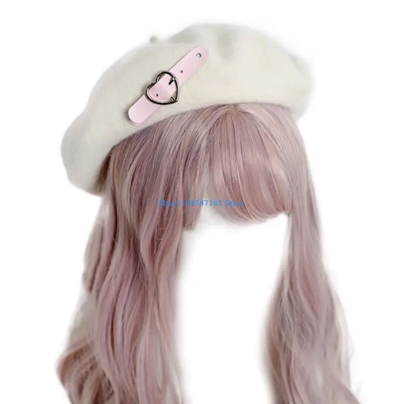 

P88B Womens Hat French Warm Caps Fashionable Berets for Girls