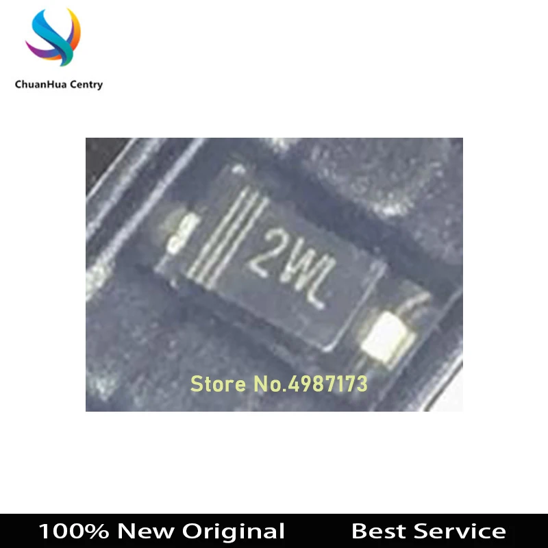 100 шт./партия BZT52B18 2WL SOD123 18V Новая и оригинальная фотография