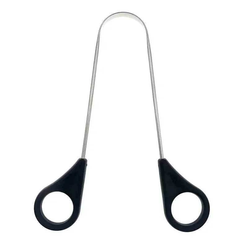 

Reusable & Eco-friendly Stainless Steel Tongue Scraper Metal Cleaner for Fresh Breath Oral Care