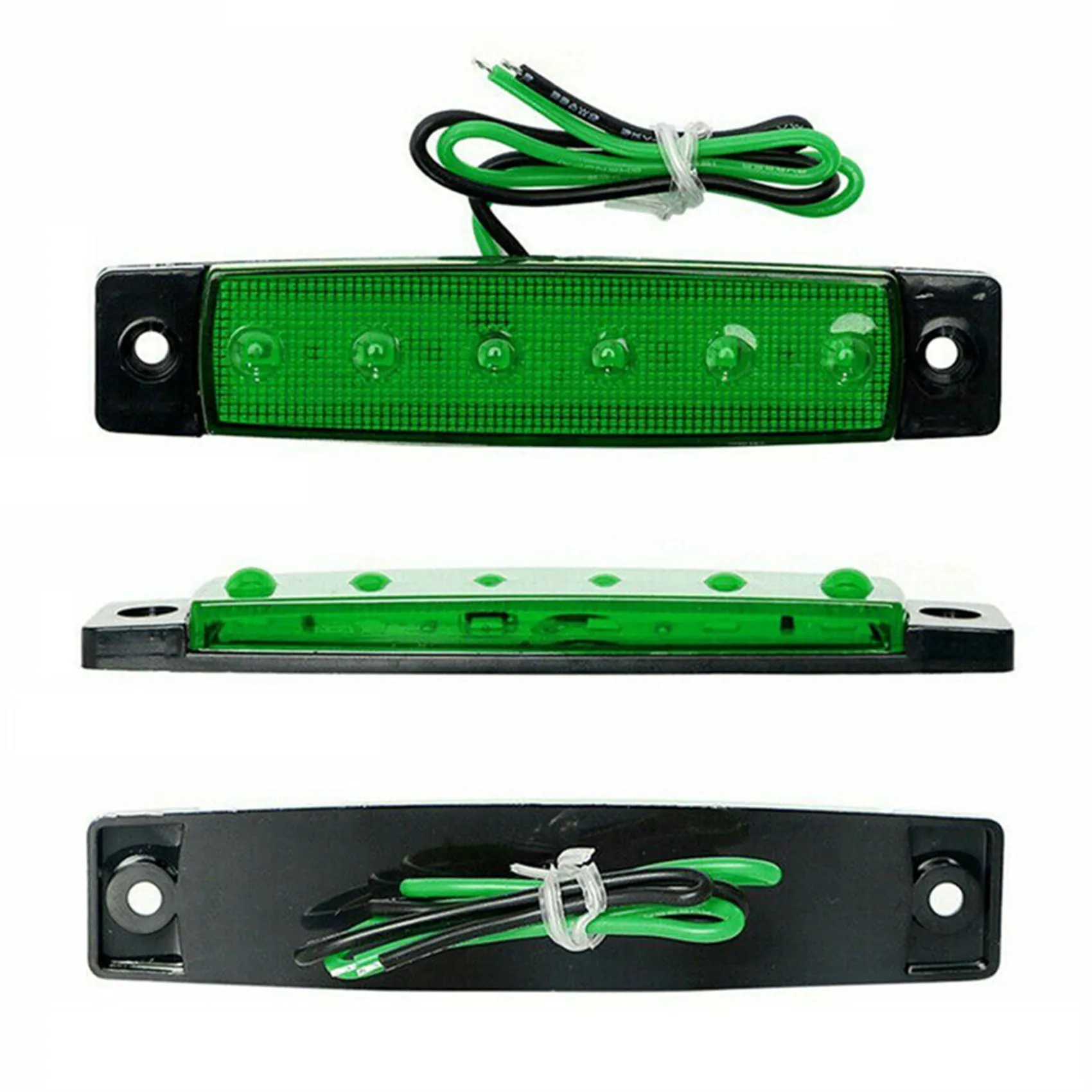 M93K-8Pcs Red Green Boat Navigation LED Lights Stern Lights Boats Starboard Light 12V