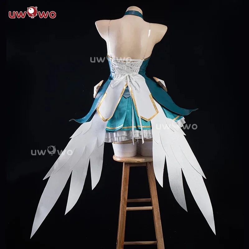 IN STOCK UWOWO Soraka Cosplay League of Legends/LOL: Star Guardian Soraka SG Cosplay Costume Dress Halloween Cos
