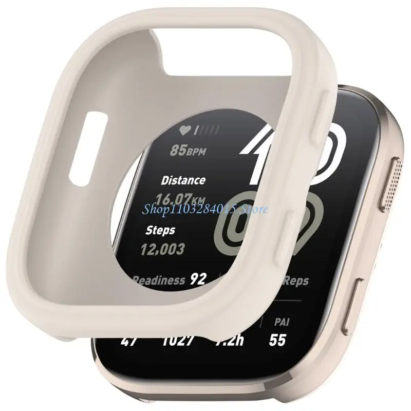 R6FF Protector Deckschale für BIP 6 Smartwatch Soft Flexible Silicon Hülle Stoßfänger Rahmengehäuse Einfache Installation