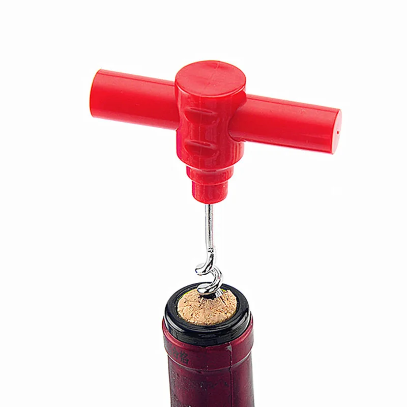 Creative Pen Design Wine Corkscrew Opener Plastic Mini Simplicity Portable Bottle Openers Kitchen Gadget Party Gift