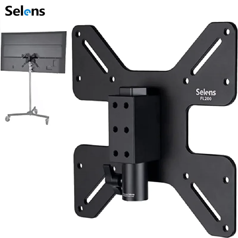 Selens TV Mount Bracket Stand Attachment and Wall Mount Removable Adapter Plate for Monitor Tripod Photo Photography Accessories