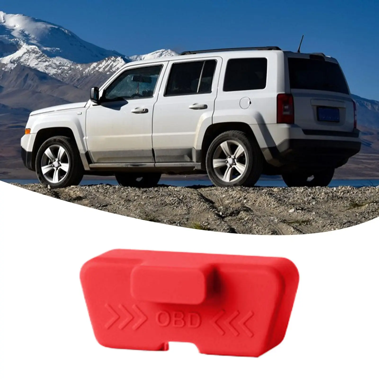 Silicone Interface Protection Case Port Lock Anti-theft Protector OBD Cover Lock Waterproof Vehicles Lid OBD Protector