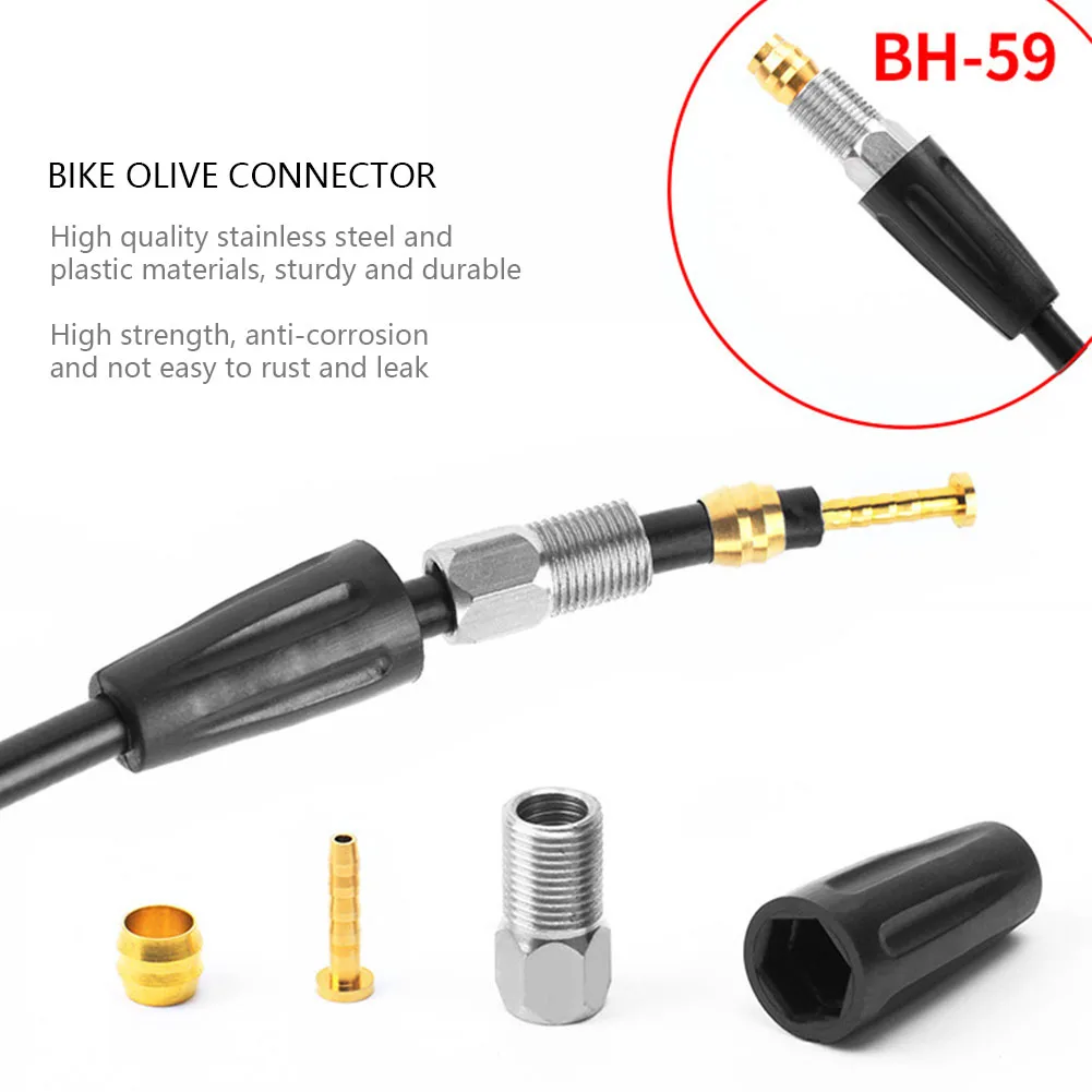 

Olive Connector Insert Cycling Bike BH59 Cable Hose Set Olive Connector Insert Connecting Bolt Ket Bike Cable Hose