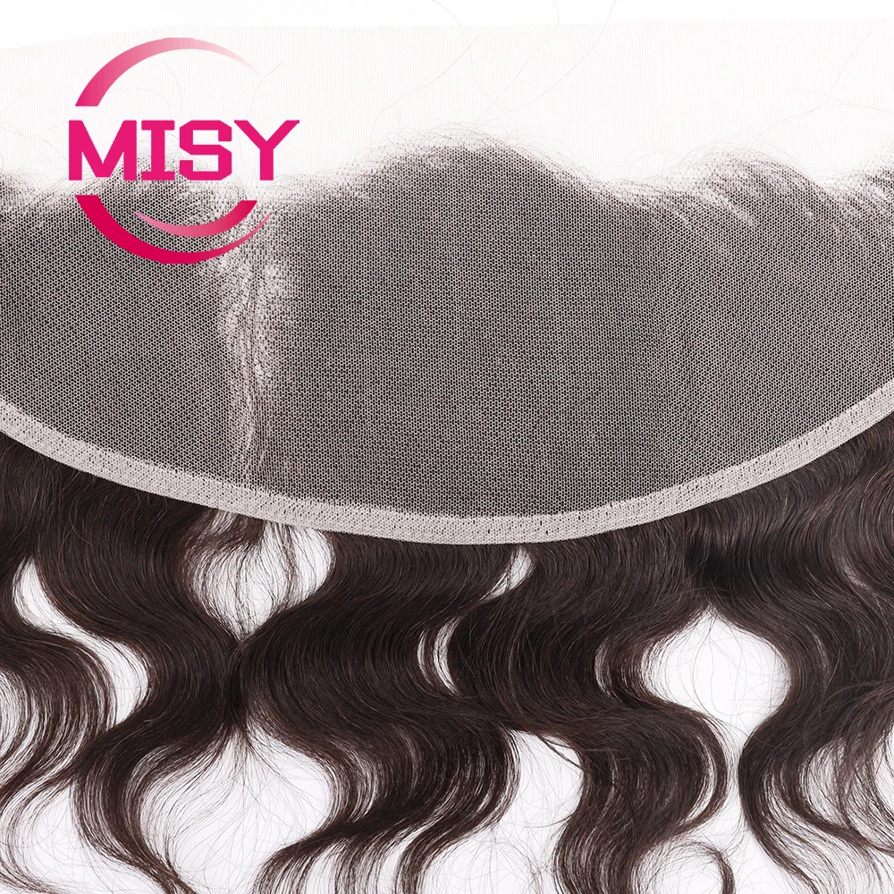 13x4 Invisiable Lace Frontal Only Melt Skins Body Wave Human Hair Ear To Ear Lace Frontal 6 Inch