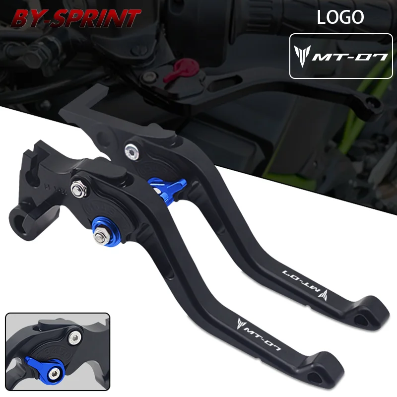 MT-07 Short Brake Clutch Lever Motorcycle Adjustable Handlebar Brake Clutch For YAMAHA MT07 MT 07 mt-07 FZ-07 FZ07 2014-2022