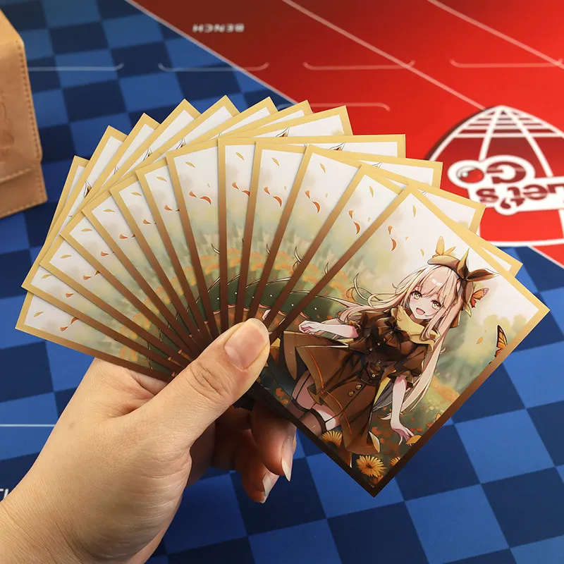 

64pcs/set MUNTO Printing Card Sleeve PTCG Anime Game Collection Card Protective Cover Gift Toy 66*91mm