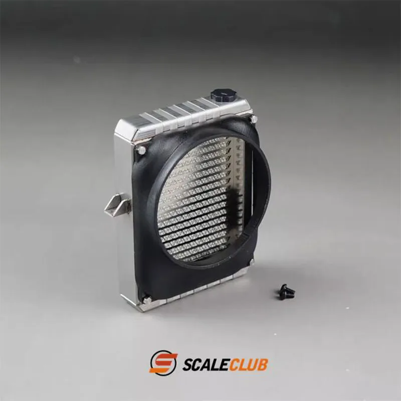 1/14 Scaleclub Radiator Cooler  For 1 14 RC Truck Metal Simulation Radiator Model Accessories For Tamiya 770s Man Benz RC Parts