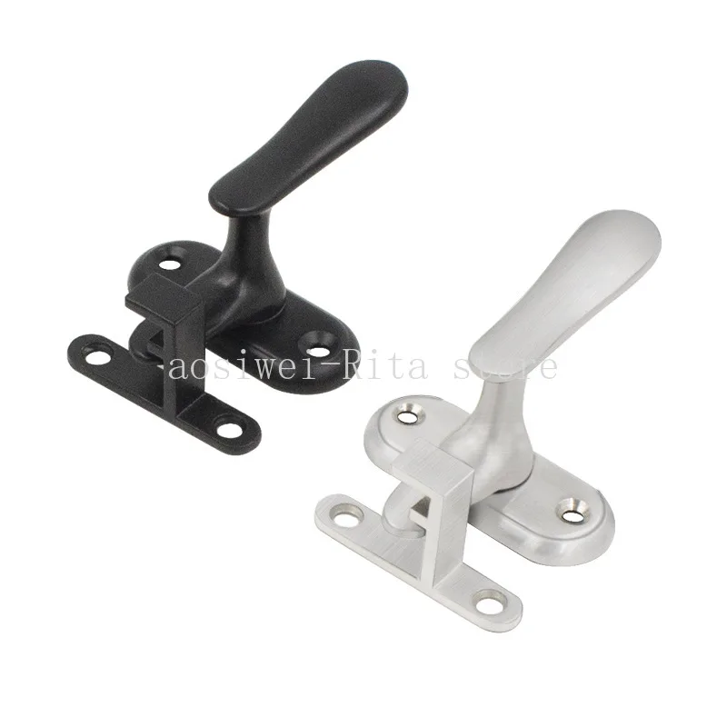 Stainless Steel Doors and Sash Lock Window Handle Sliding Window Handle Security Hasp Hardware Fittings