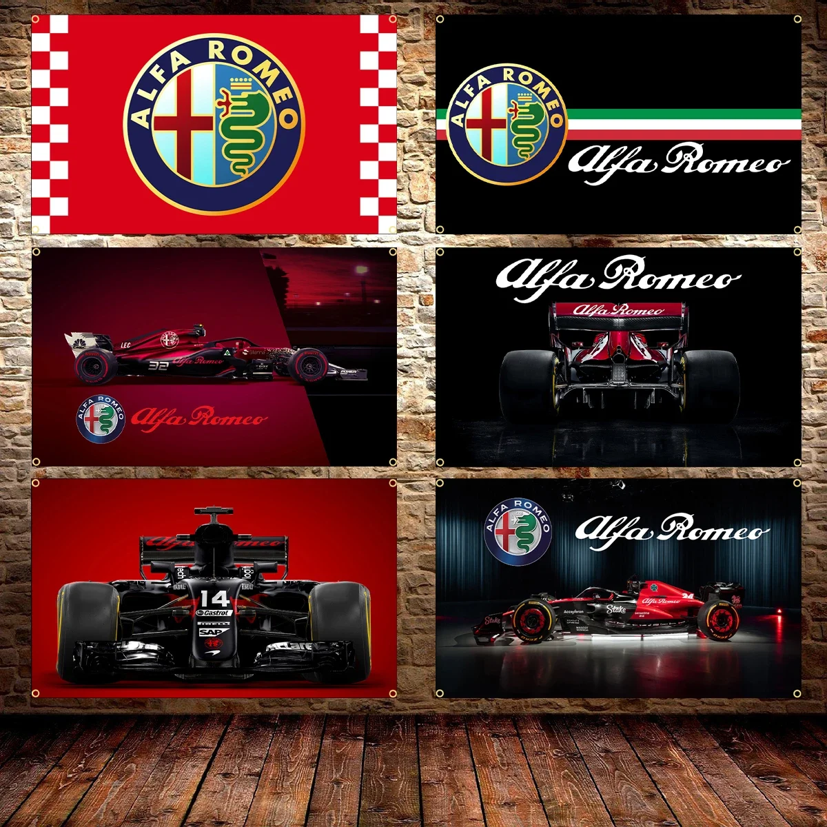 JimonFlag 90X150CM 3X5FT A-Alfa-Romeo Racing Flag Polyester Digital Printing Racing Banner For Decoration