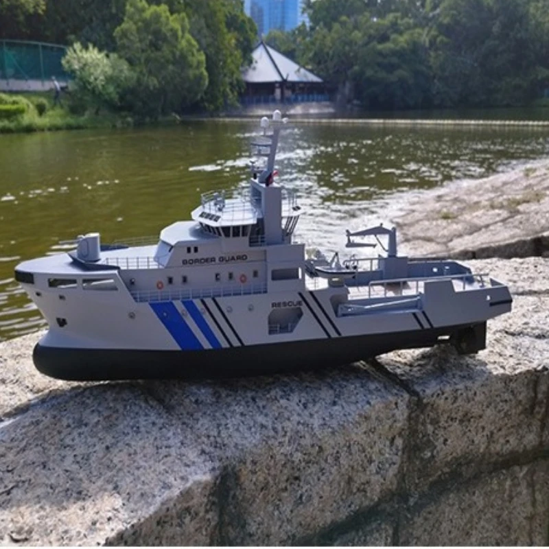 

Радиоуправляемая лодка 62 см1/100, военный корабль, спасательная лодка с дистанционным управлением, термостойкий материал из смолы, комплект радиоуправляемого буксира, игрушка для мальчика