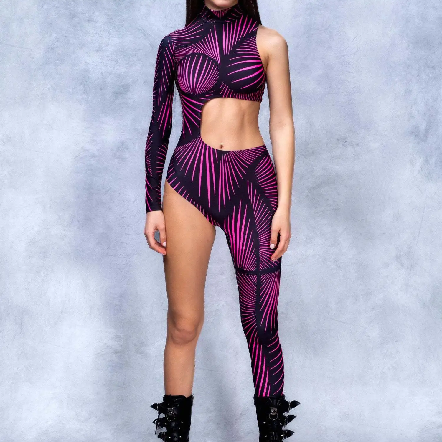Damen Halloween-Strumpfhose 3D Digital Bedruckte Jumpsuits Erwachsenen-Cosplay-Kostüm Vollfarbiger Zentai Party Festival Performance Bodysuit – Detail 25