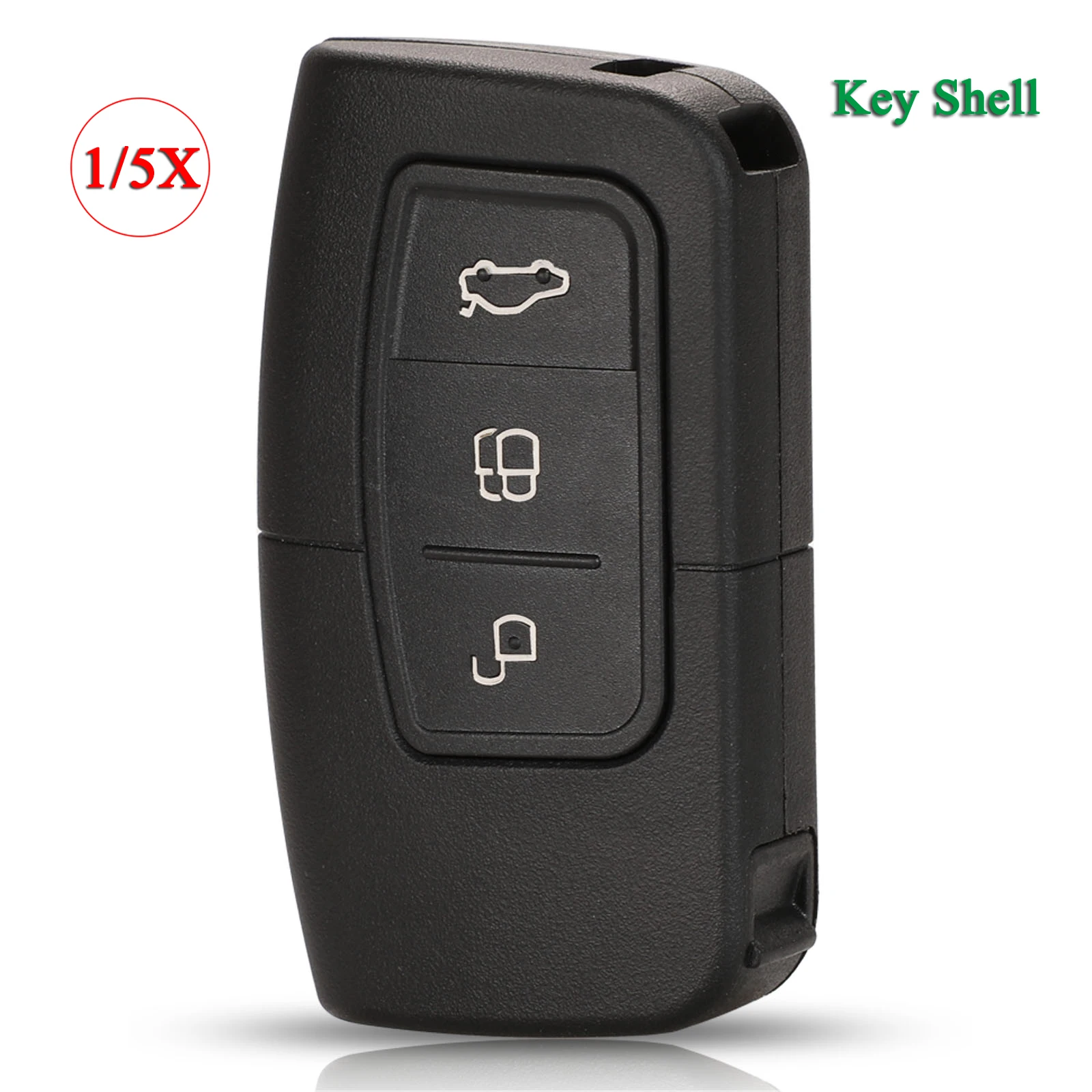 

jingyuqin 1/5 шт. 3-кнопочный смарт-ключ с дистанционным управлением для Ford Focus Mondeo Galaxy S-Max C-Max Kuga, сменный корпус ключа