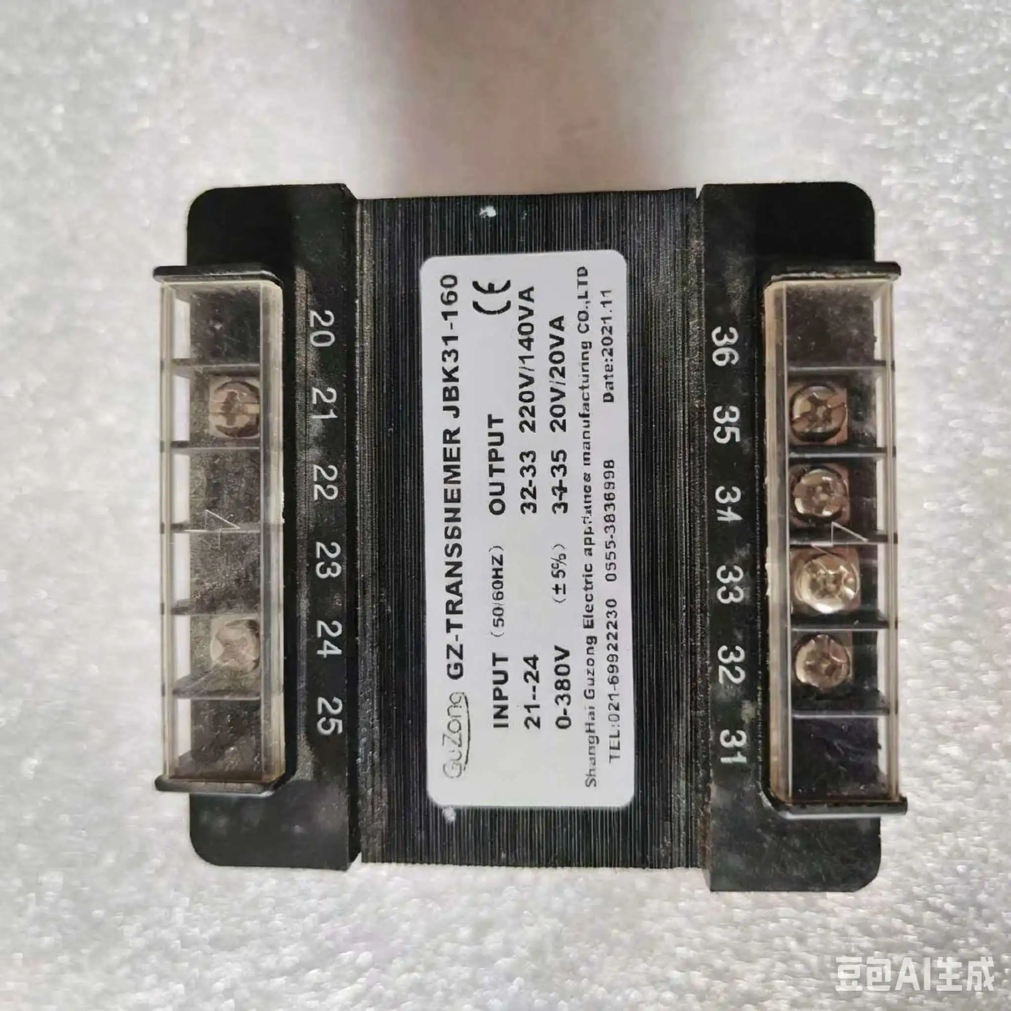 GUZONG control machine tool transformer JBK31-100JBK31-80JBK31-160 valley screw air compressor