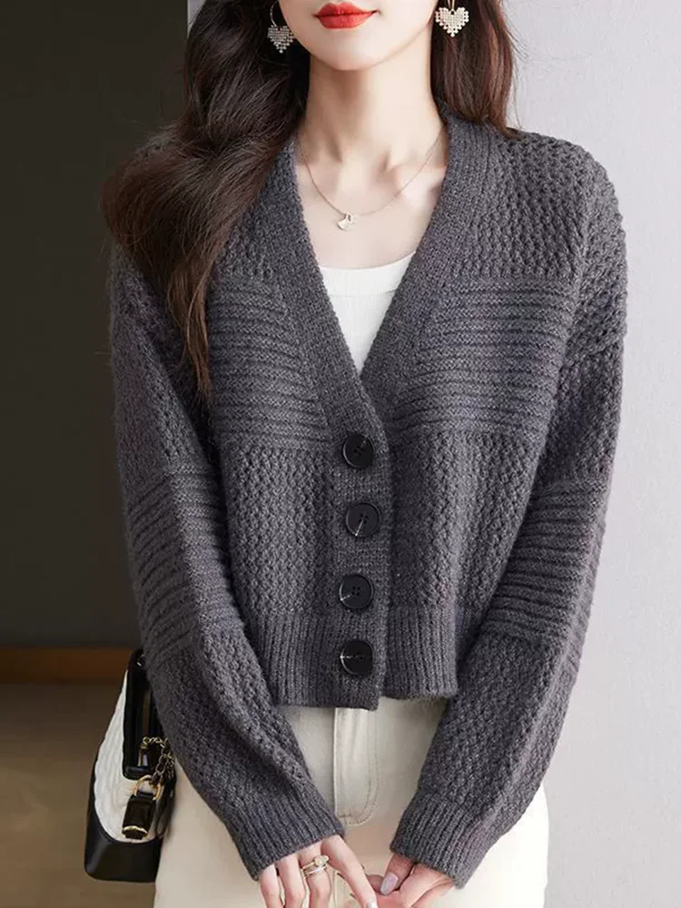 Damski Krótki Sweter Rozpinany – Women'S Fashion Gilet recenzja i cena
