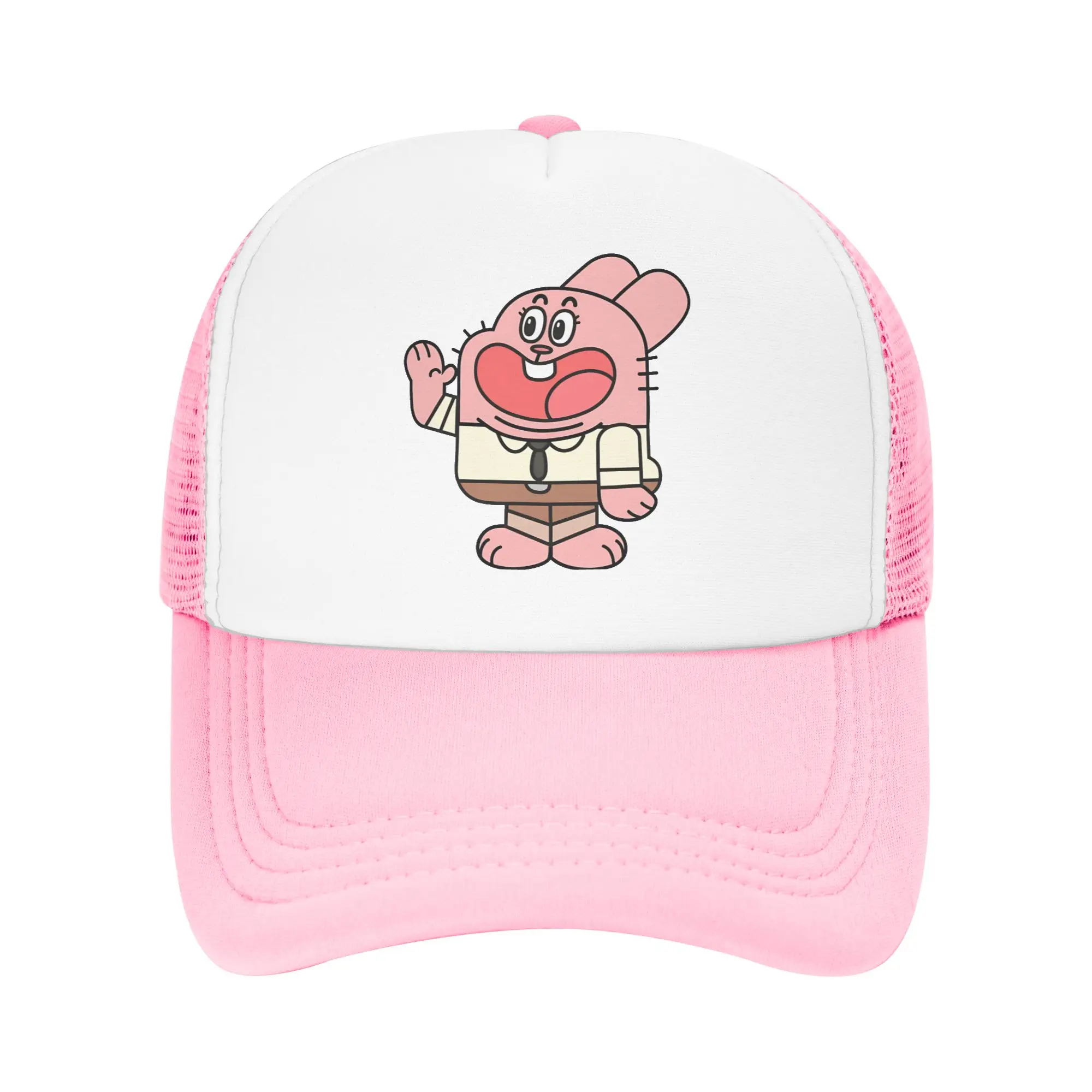 Richard Gumballs  Trucker Cap Men Women  Hat Sun Hat Sun Caps Adjustable Polyester Mesh Baseball Cap Summer