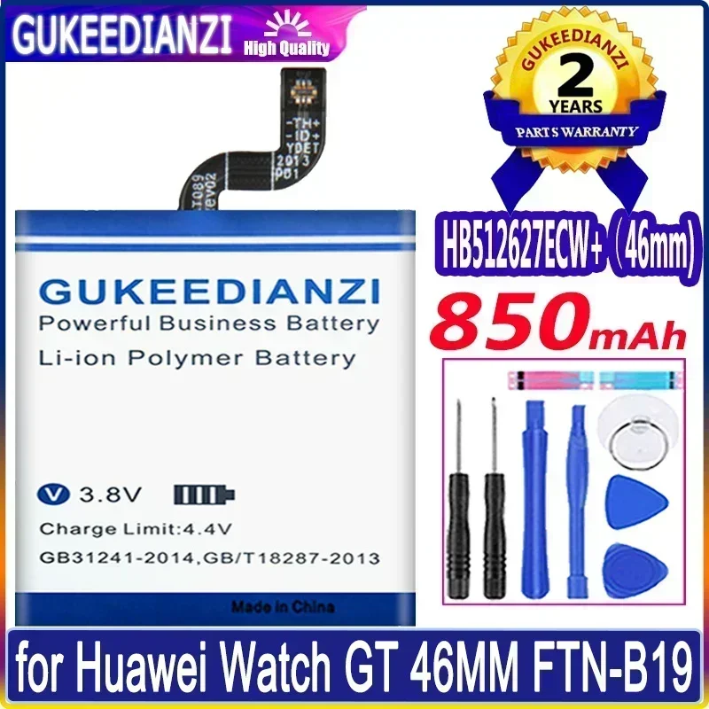 Large Capacity Batteries 850mAh For Huawei Watch GT 46MM FTN-B19 Battery