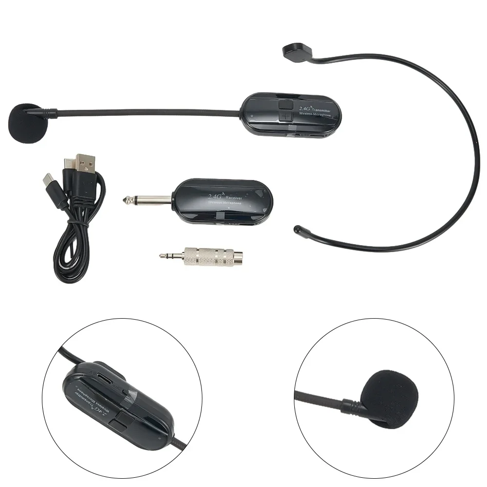 2.4G Wireless Professional Neckband Headset Microphone  Wireless Headset Business Laptop Conference Microphone
