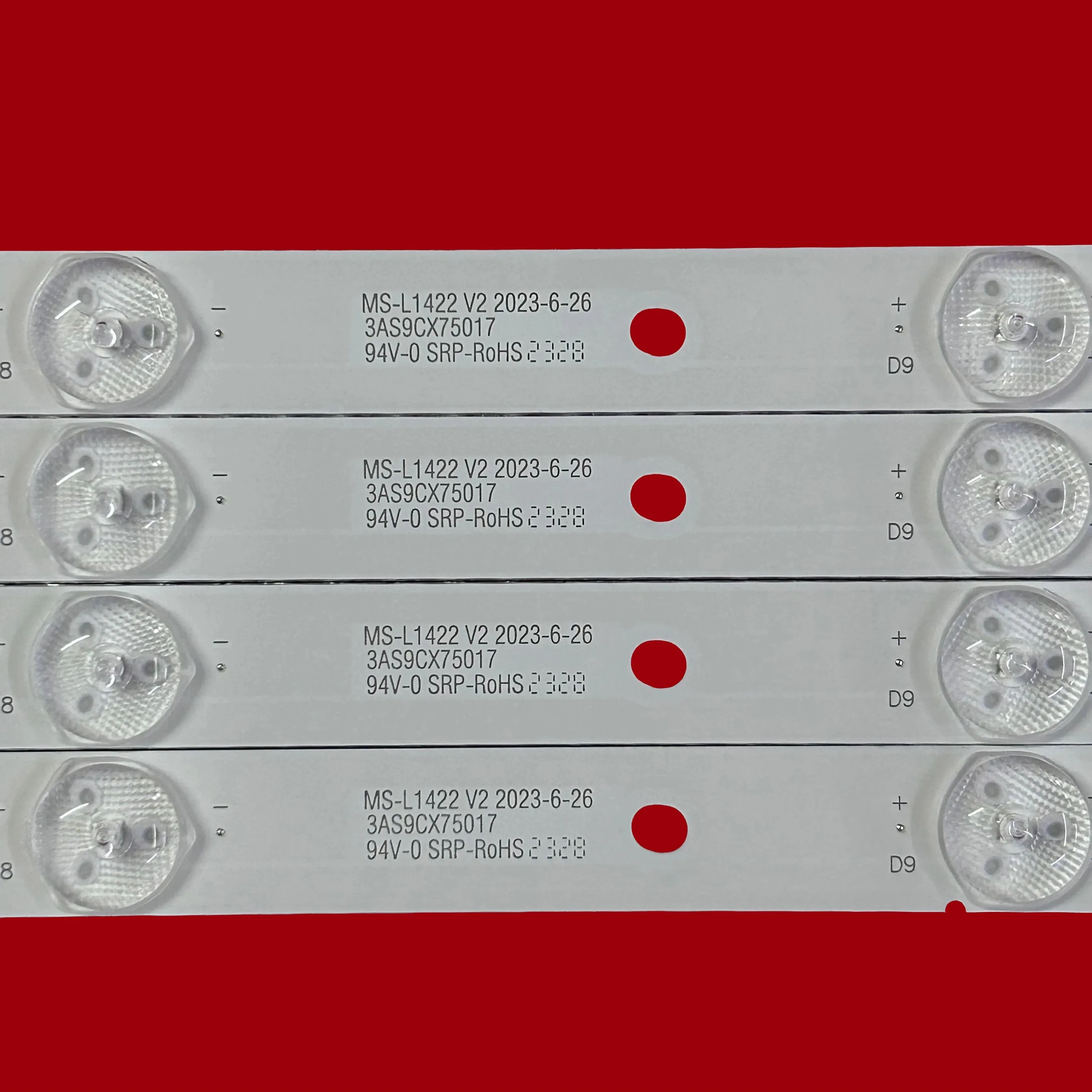 

Лента светодиодной подсветки, 9 ламп для MS-L1422 V2 RLDED4016A-E LED-40E1800 LED4004 LE-4019N CX400DLEDM 40MF1000 LEDTV40D4T2 3 В/светодиод