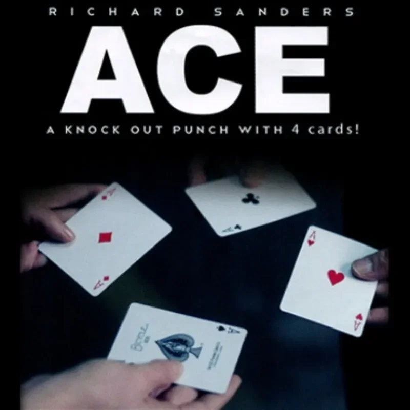 ACE By Richard Sanders Card Magic Tricks Magician Props Close Up Illusions Gimmicks + Video Tutorial Magia Magie Street