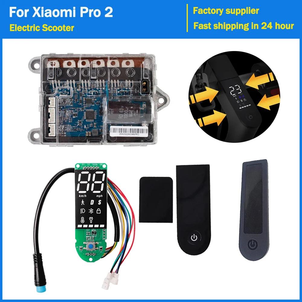 Controller Dashboard Display Panel Cover for Xiaomi Pro 2 Electric Scooter Circuit Board Bluetooth ESC Switchboard Motherboard