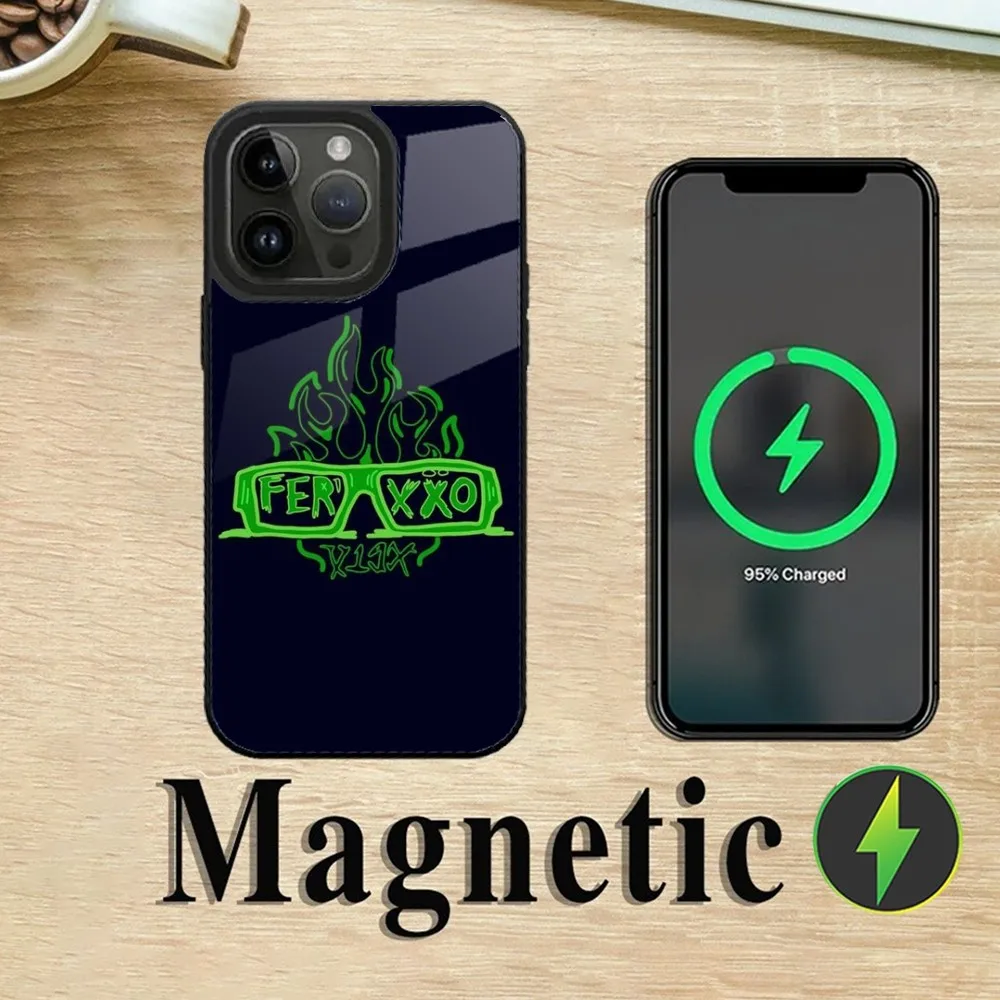 Singer F-Feid Ferxxo SIXDO-S   Phone Case For iPhone 15,14,13,12,11,Plus,Pro,Max Mini Magsafe Magnetic Wireless Charging