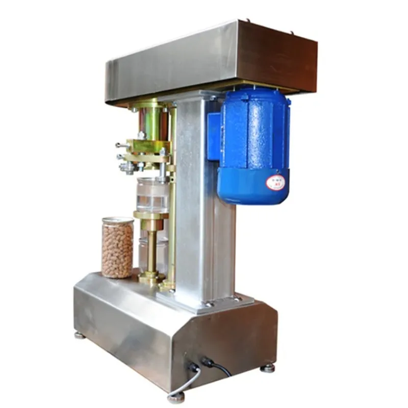 Best-selling Tabletop Semi-Automatic Beer And Bottle Packaging Machine For Tin/Aluminum Can Sealing Can Seaming Machine
