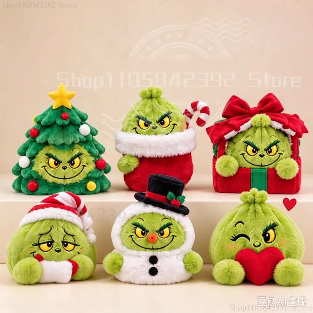 Christmas Giant Dumpling Pillow Cute Plush Slow Reboun，Stress Squeeze Slow Rebound Plush Fidget Adults Anxiety Relief Ornament