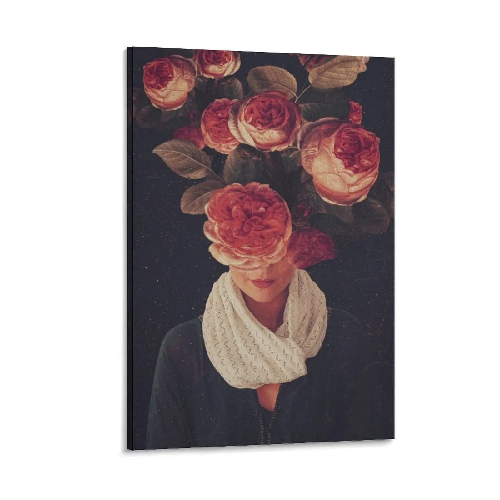 

The smile of Roses Canvas Painting decorative pictures for the room Decorative painting for bedroom Paintings for bedroom