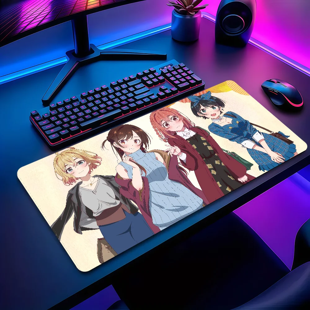 R-Rent a G-Girlfriend Mouse Pad Non-slip Thickened MousePad Large Writing Lockedge Office Student Gaming Cushion