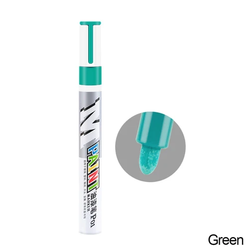 Weiß Wasserdicht Autos Rad Reifen Fettige Markierung Stift Auto Gummi Reifen Farbe Stift Cd Metall Permanent Farbe Marker Graffiti Ausbesserung