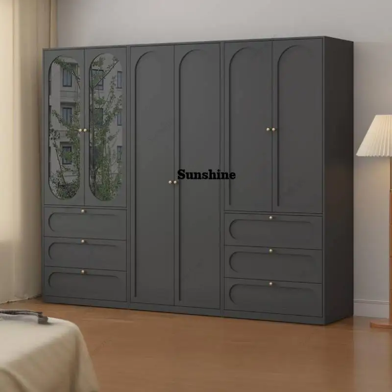 

Modular Orgnizer Steel Wardrobes Glass Doors Modern White Adult Wardrobes Bedroom Storage Drawer Kleding Kast Bedroom Furniture