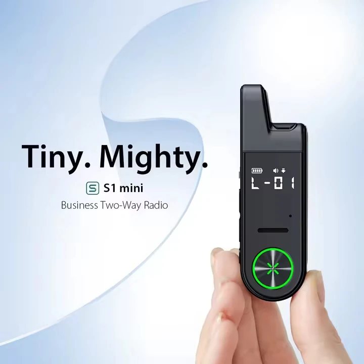 Hot Hytera S1 Mini Intercom 2W Output Small Walkie Talkie for Hotels Salons Retail Stores Outdoor for Radio 6CH UHF 430-440MHz