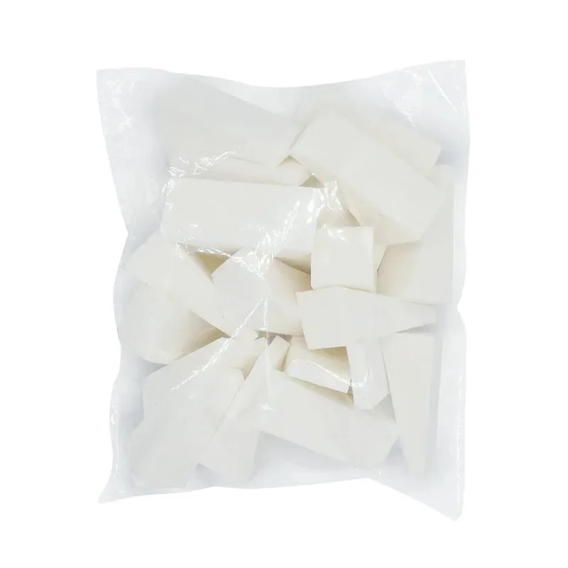 Triângulo macio maquiagem esponja rosto fundação corretivo creme em pó mistura manchas puff ferramenta cosmética