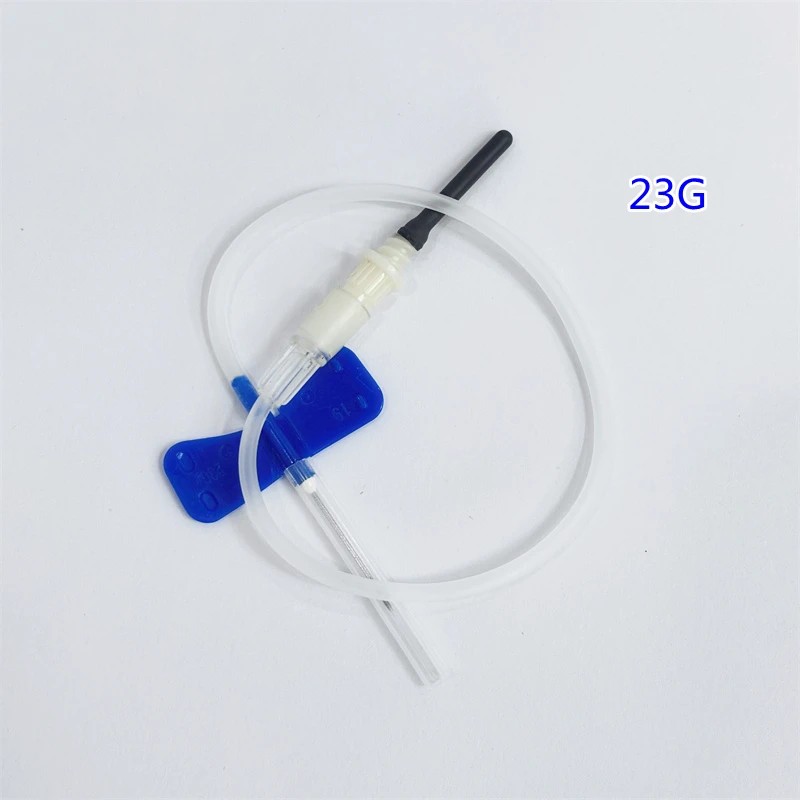 100pcs/lot Disposable Butterfly Needles Safety Blood Collection Needle Pet Medical Teaching Consumables 21G 23G