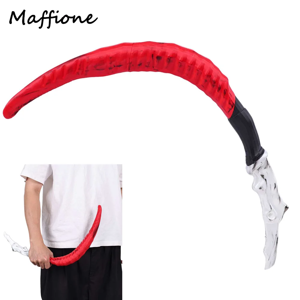 2025 película Avatar de fuego Ash Varang espada Cosplay líder femenino espada curva ornamento accesorios de disfraz accesorios de rol de Halloween