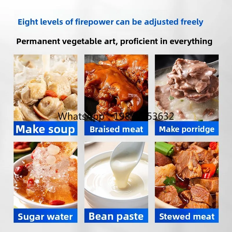 Commercial Induction Cooker High Power Swinging Soup Soup Cooker Kitchen Equipment Sugar Cooker