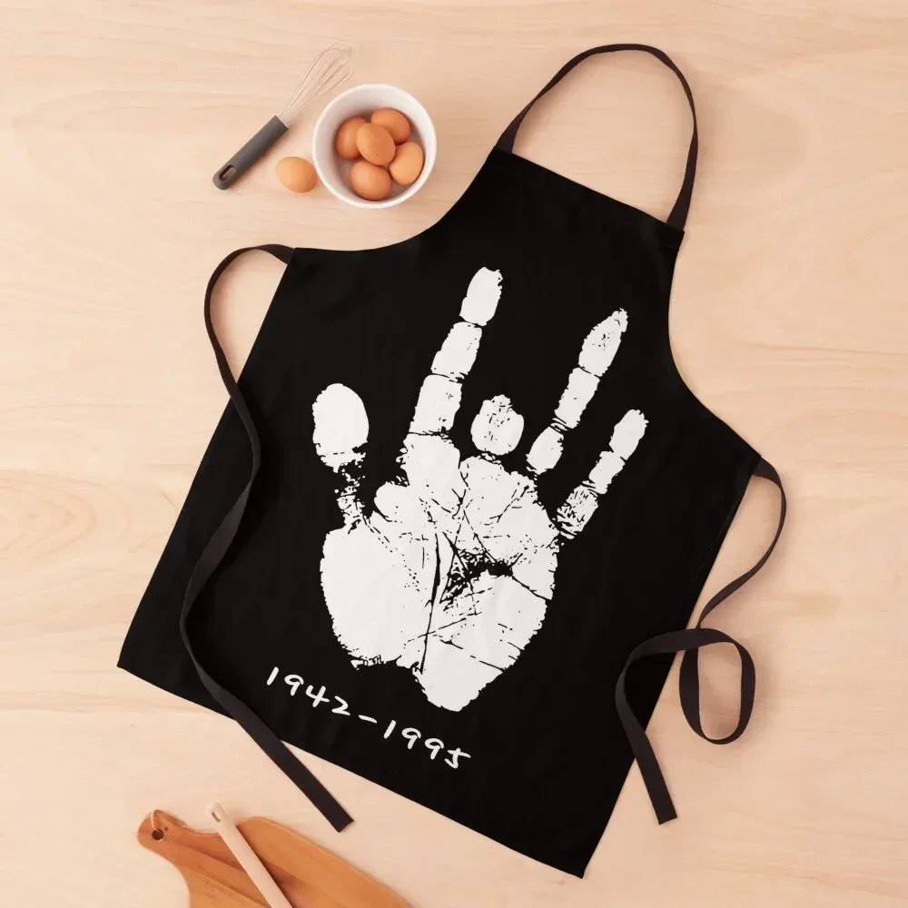 Jerry Garcia Hand print Apron man chef uniform kitchen and home Cleaning Products For Home Apron