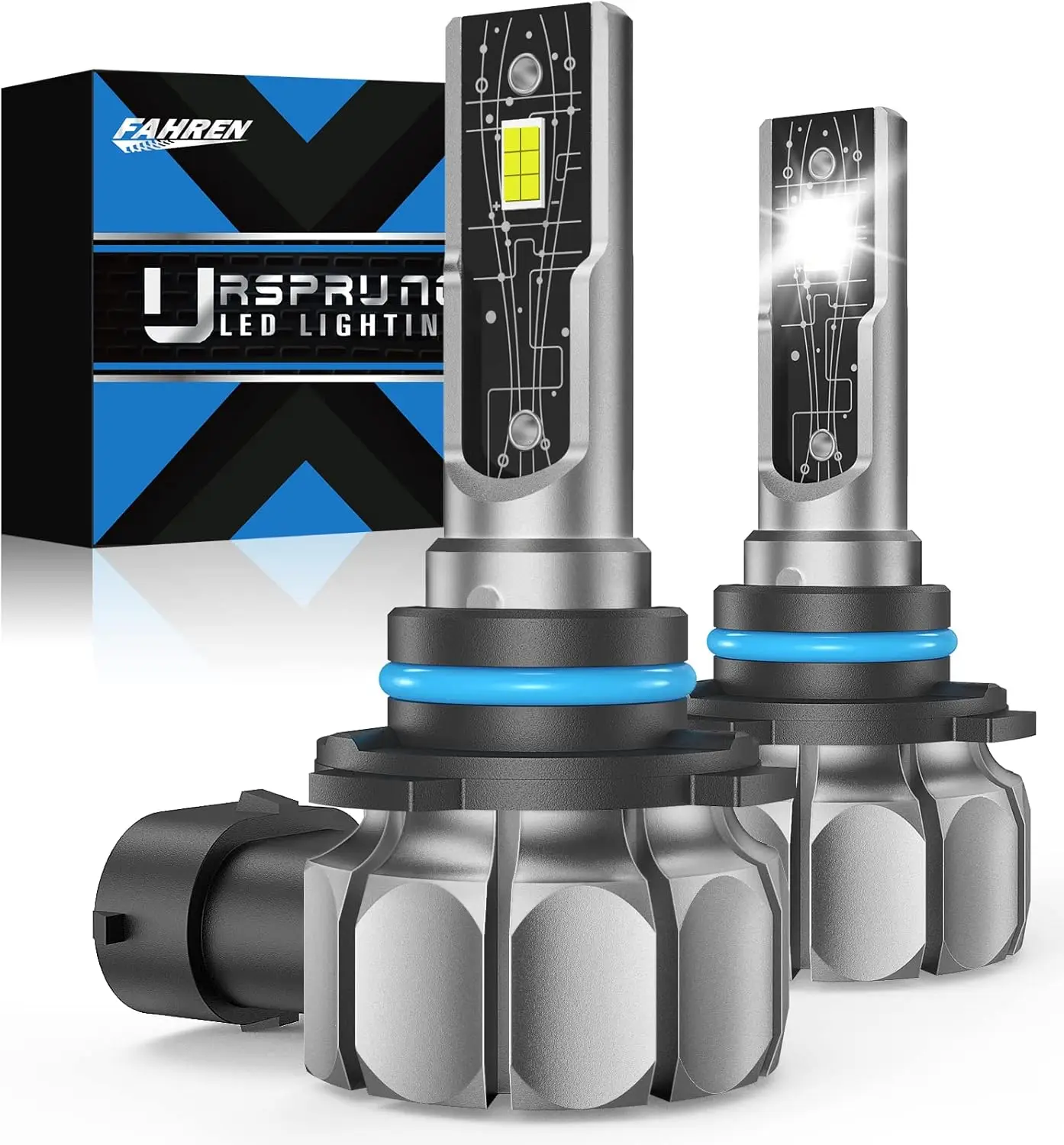 

2PCS H10 LED Fog Light Bulbs,9140 9145 8000 Lumens 6500K Cool White Super Bright, LED Fog Lamps Replacement or DRL for Trucks