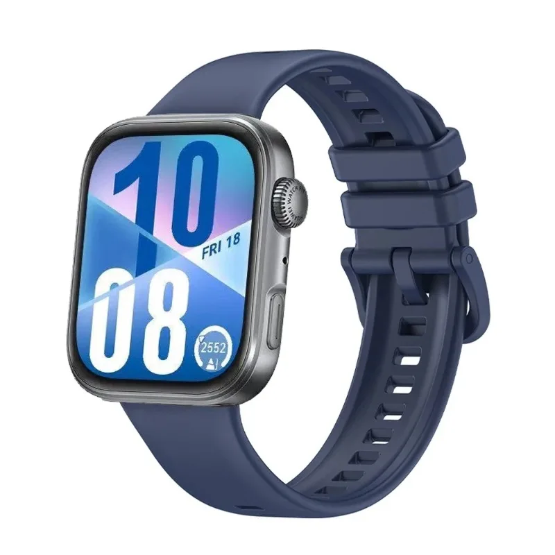 Silicone Strap For Huawei Watch Fit 3/4 Official Colorful Buckle Replacement Bracelet Band Huawei Watch Fit 4/4 Pro Accessories