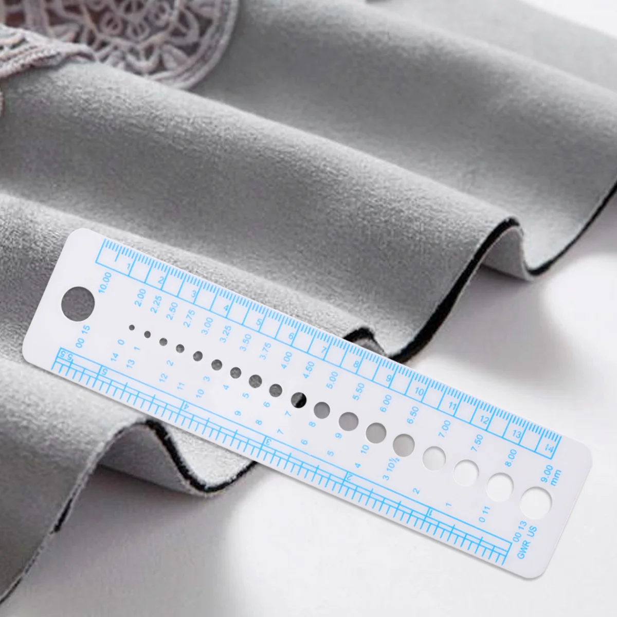 10Pcs Knitting Measuring Rulers Plastic Straight Rulers High Accuracy Durable Scale for School Office Drawing Students Teachers