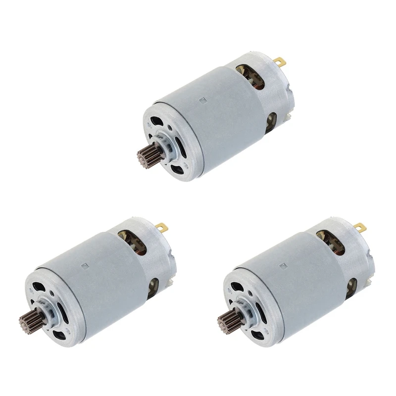 GTBL 3X 21V RS550 Motor Brushed Motor 14 Teeth Suitable For 4/6 Inch Cordless Mini Logging Saw Chainsaw Tool Accessories